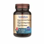 Magnezyum Complex Bisglycinate Taurat Malat Vitamin B6 Vitamin D3 1000 Ünite 30 Tablets