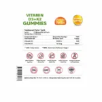 Vitamin D3 1000 Iu K2 50 Mcg 60 Gummies - Görsel 3