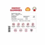 Energy Taurine Glucoronolactone 120 Gummies - Görsel 3