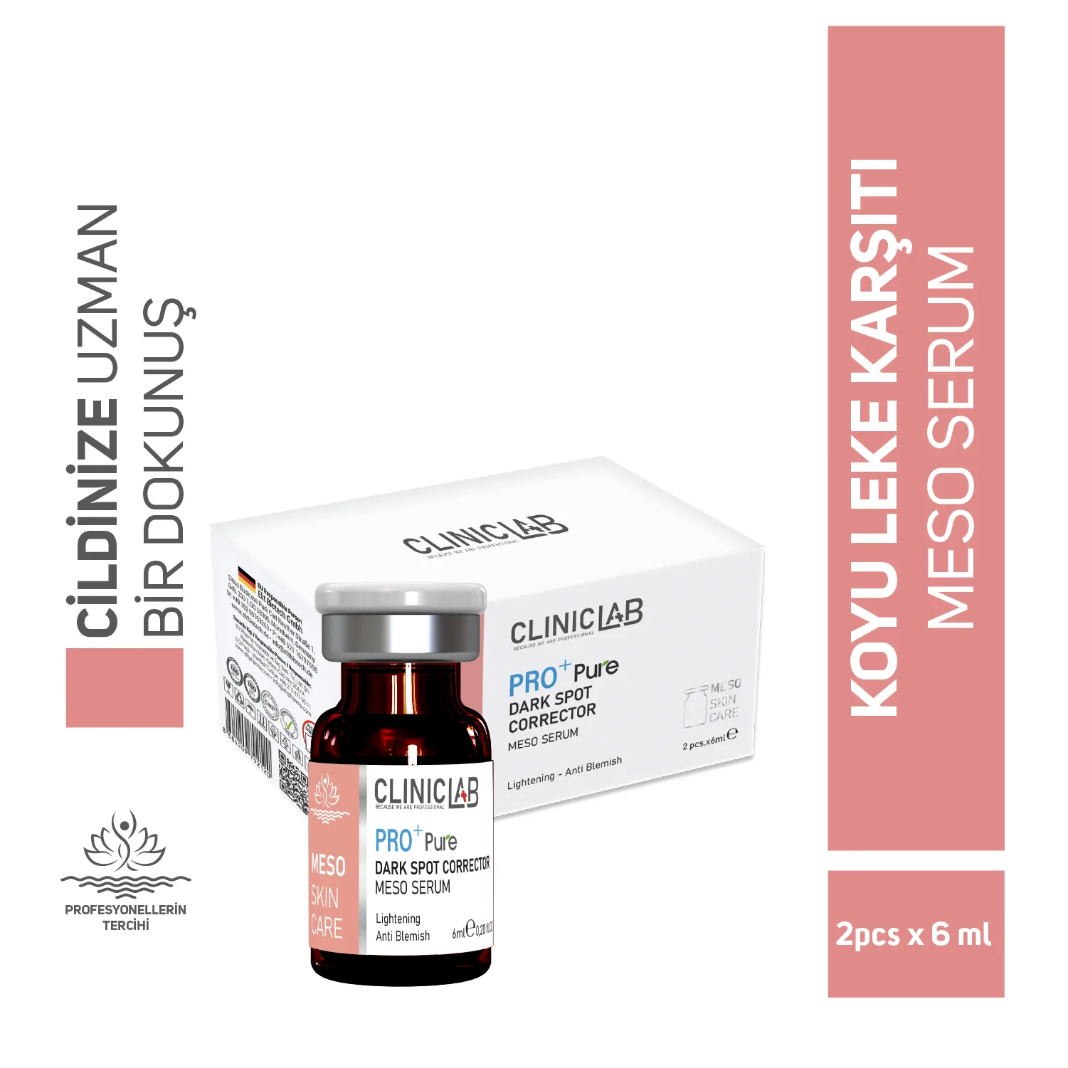 8684209792106_1 Koyu Leke Düzeltici Meso Serum 6ml x 2 adet - Görsel 1