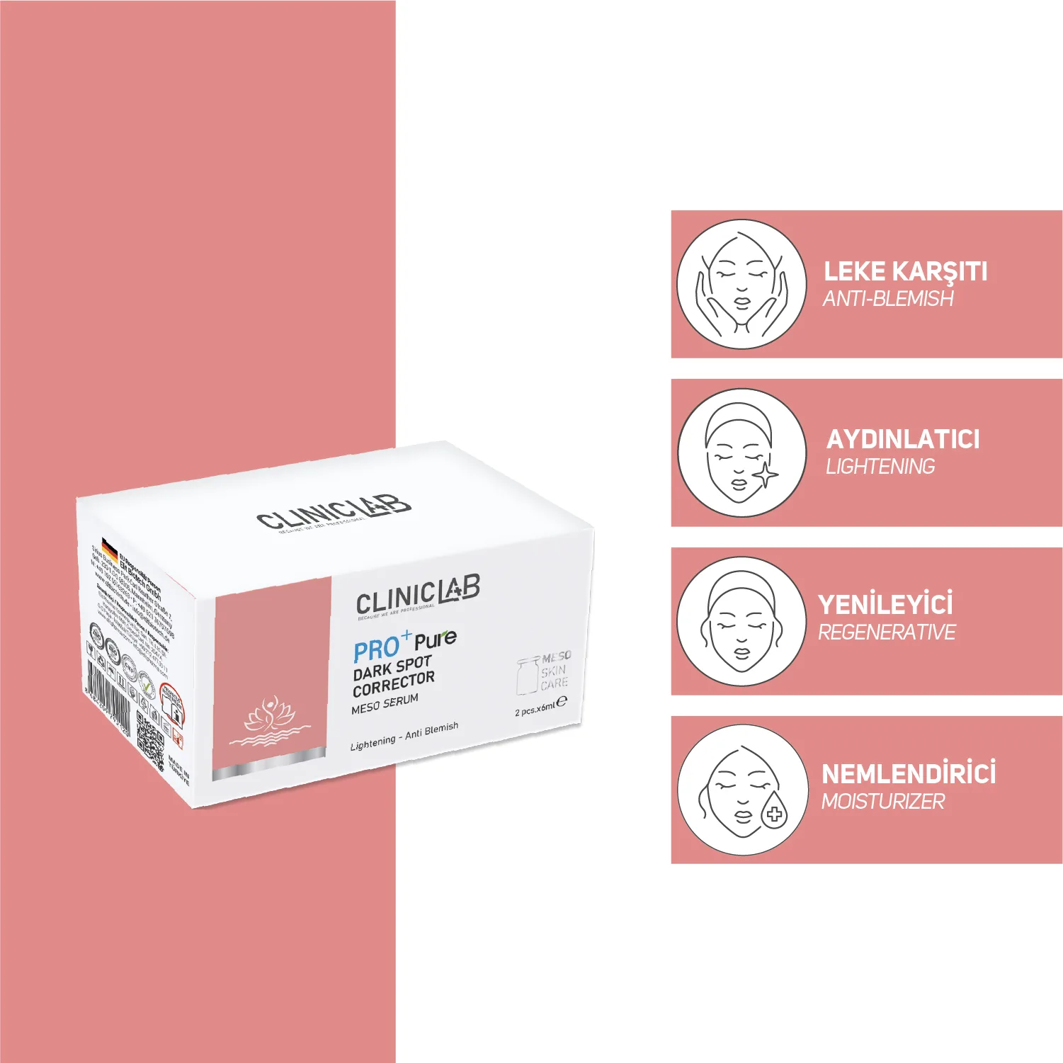 Koyu Leke Düzeltici Meso Serum 6ml x 2 adet - Görsel 5