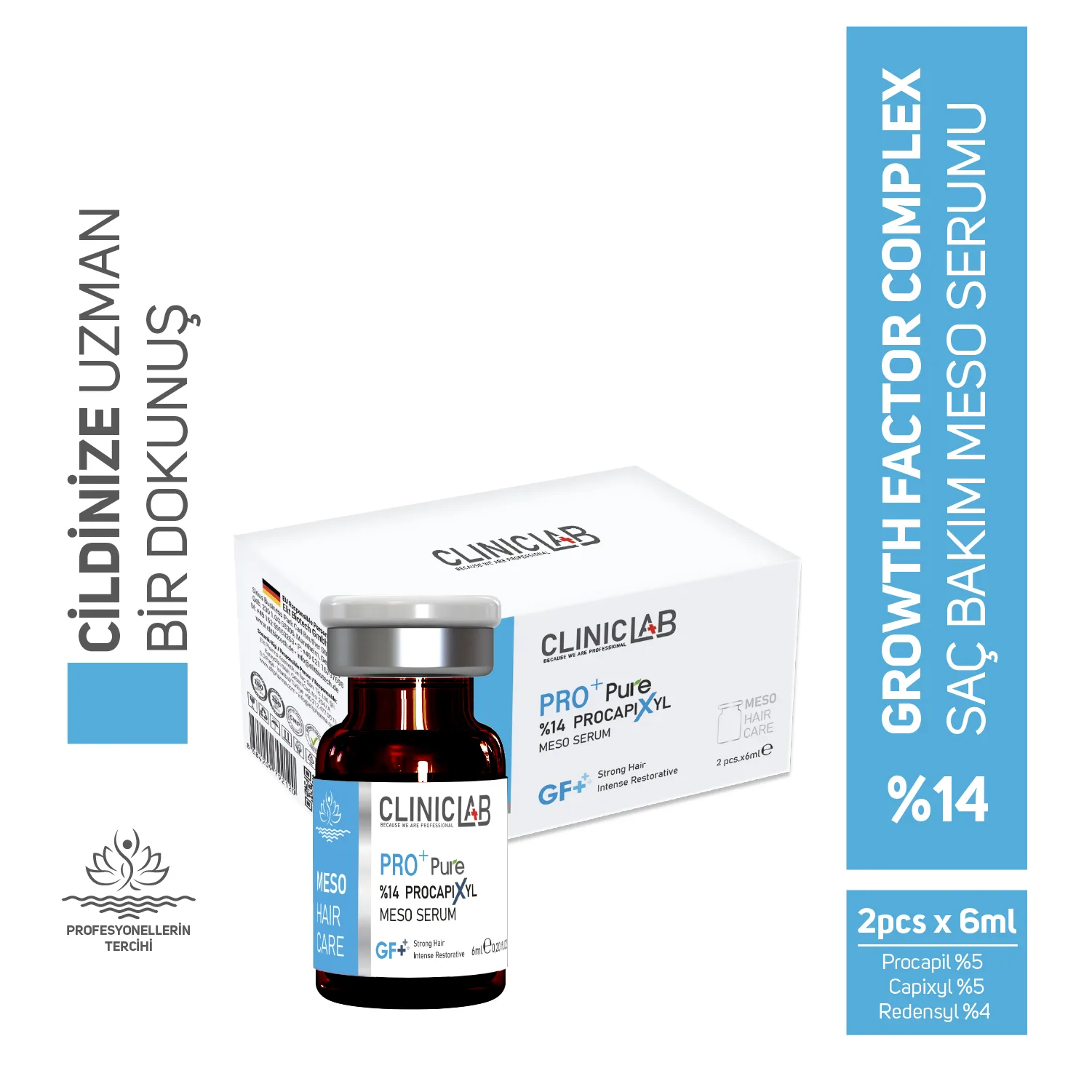 8684209792205_1 %14 Procapixyl Büyüme Faktörü Meso Serum 6ml x 2 adet - Görsel 1