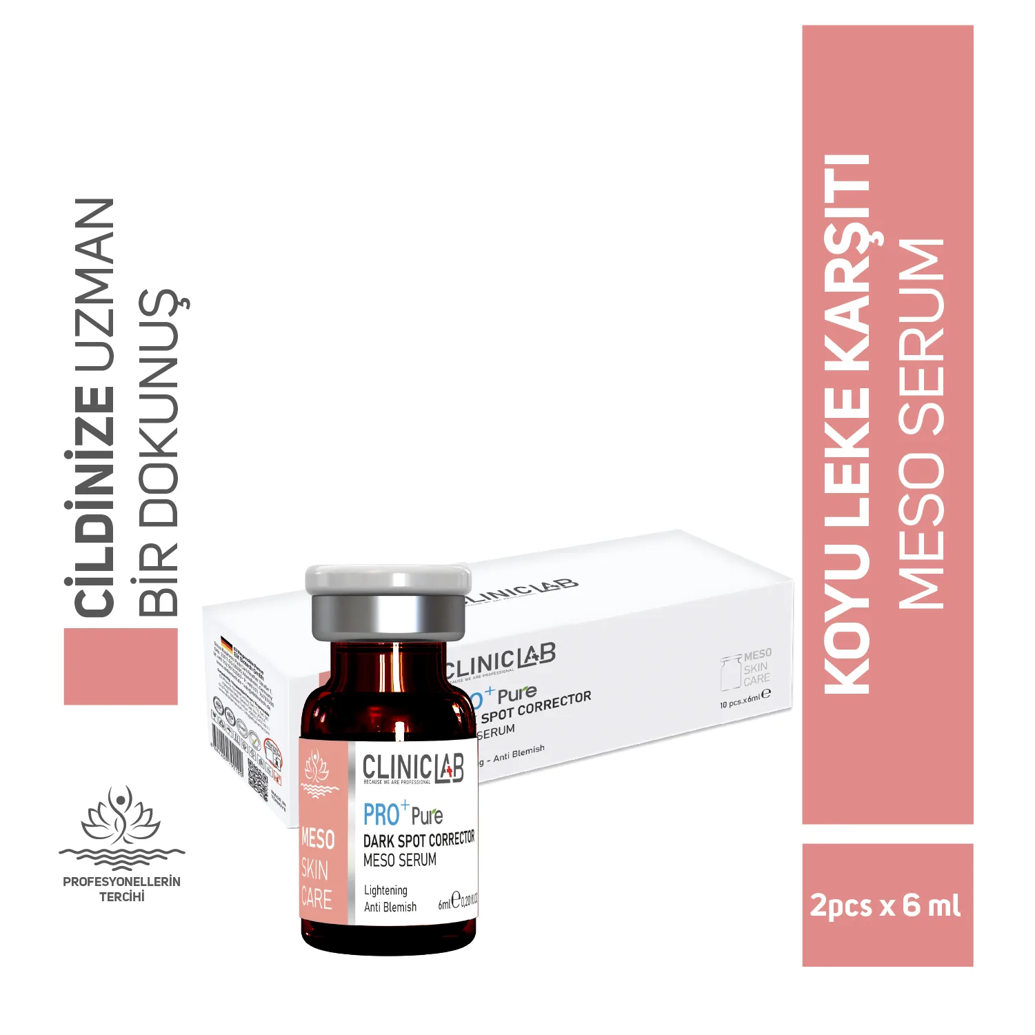 8684209792250_1 Koyu Leke Düzeltici Meso Serum 6ml x 10 adet - Görsel 1