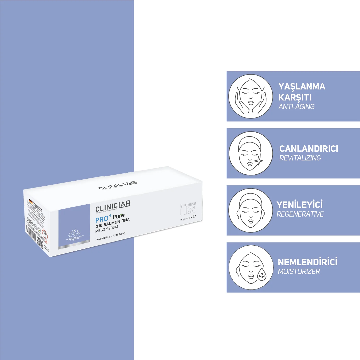 %10 Somon DNA Meso Serumu 6ml x 10 adet - Görsel 3